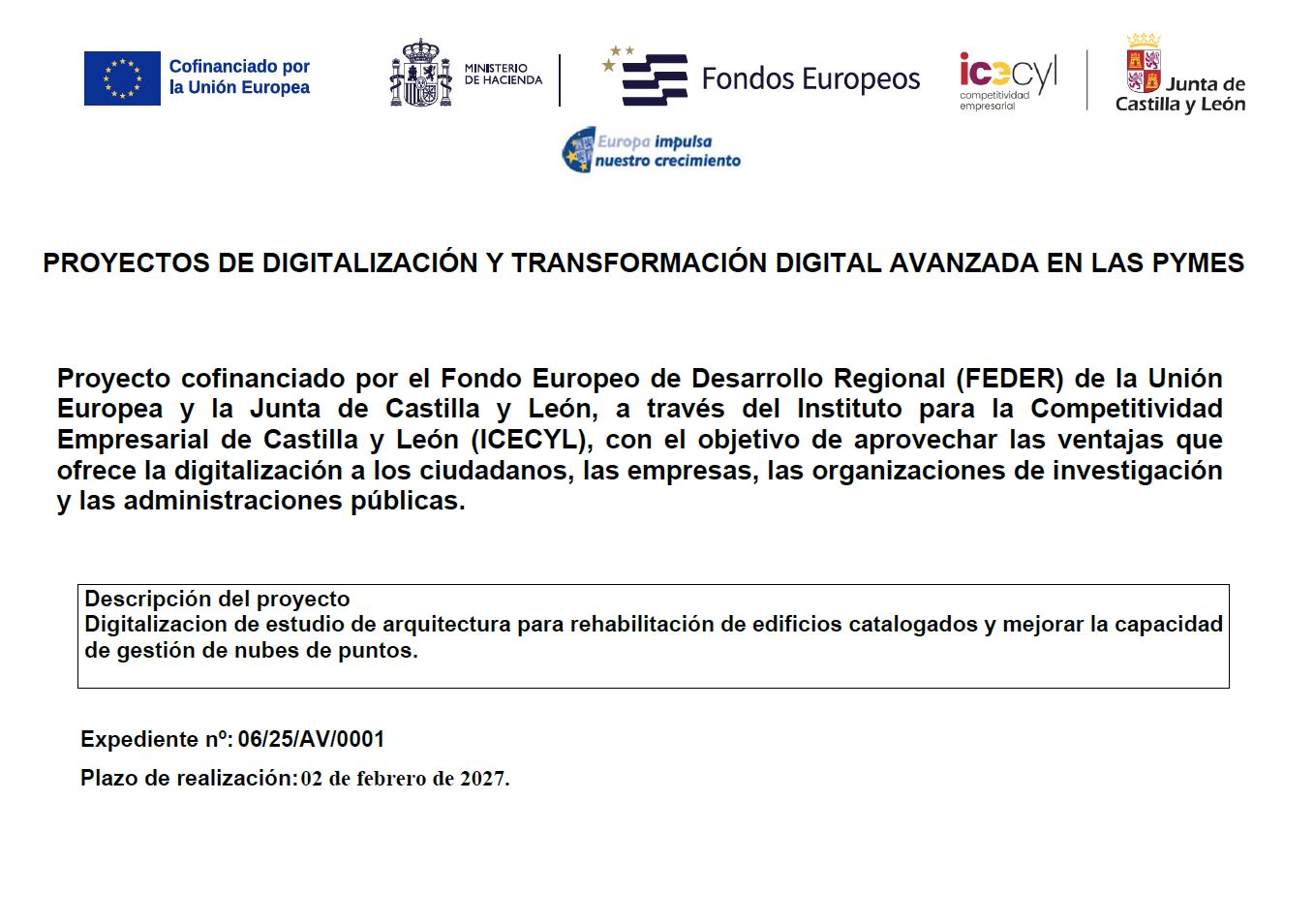 Proyectos de Digitalizaci�n